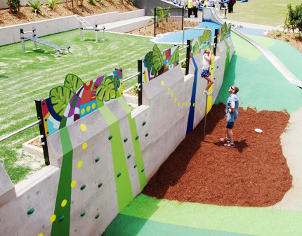 hughes park climbing wall