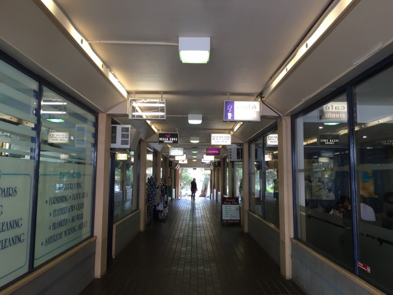 Inside Central Arcade