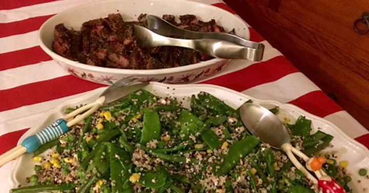 lamb and quinoa salad large