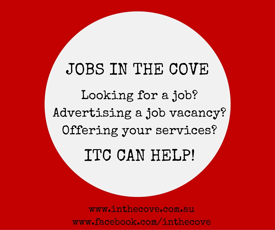 jobs in the cove