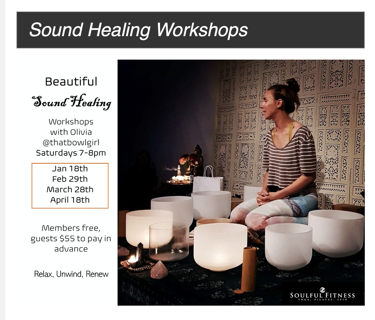 Sound Healing In the Cove