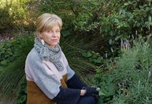 Bridget Kennedy outside her verge garden in Lane Cove