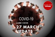 Lane Cove Covid 19 Daily Update – 27 March 2020