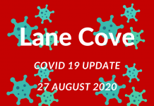 Confirmed COVID19 case in Hunters Hill