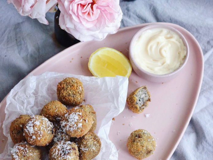 Mushroom, Thyme & Parmesan Risotto Balls