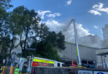 NSW Fire and Rescue Still Responding to Fire at Cleanaway Transfer Station Artarmon