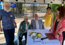 Long Time Lane Cove Local Norma Tracey Ties the Knot with Wally at an Avalon Avenue Street Party