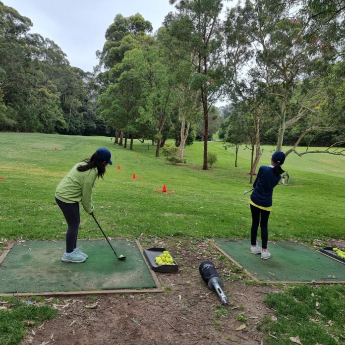 Kasey Dive Golf junior spring school holiday camps at Lane Cove Golf Course