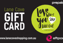 The Lane Cove Gift Card is Digital