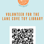 Toy library volunteers poster