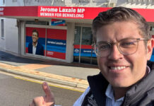 Lane Cove Locals are Officially in the Bennelong Electorate and Our New Federal MP is Jerome Laxale (ALP)