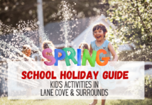 Lane Cove School Holidays Activities – Spring 2025