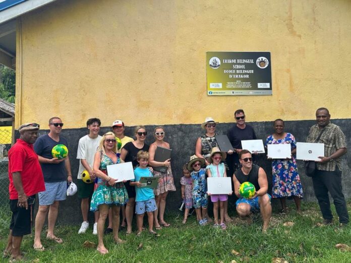 Lane Cove family delivering Vanuatu donations