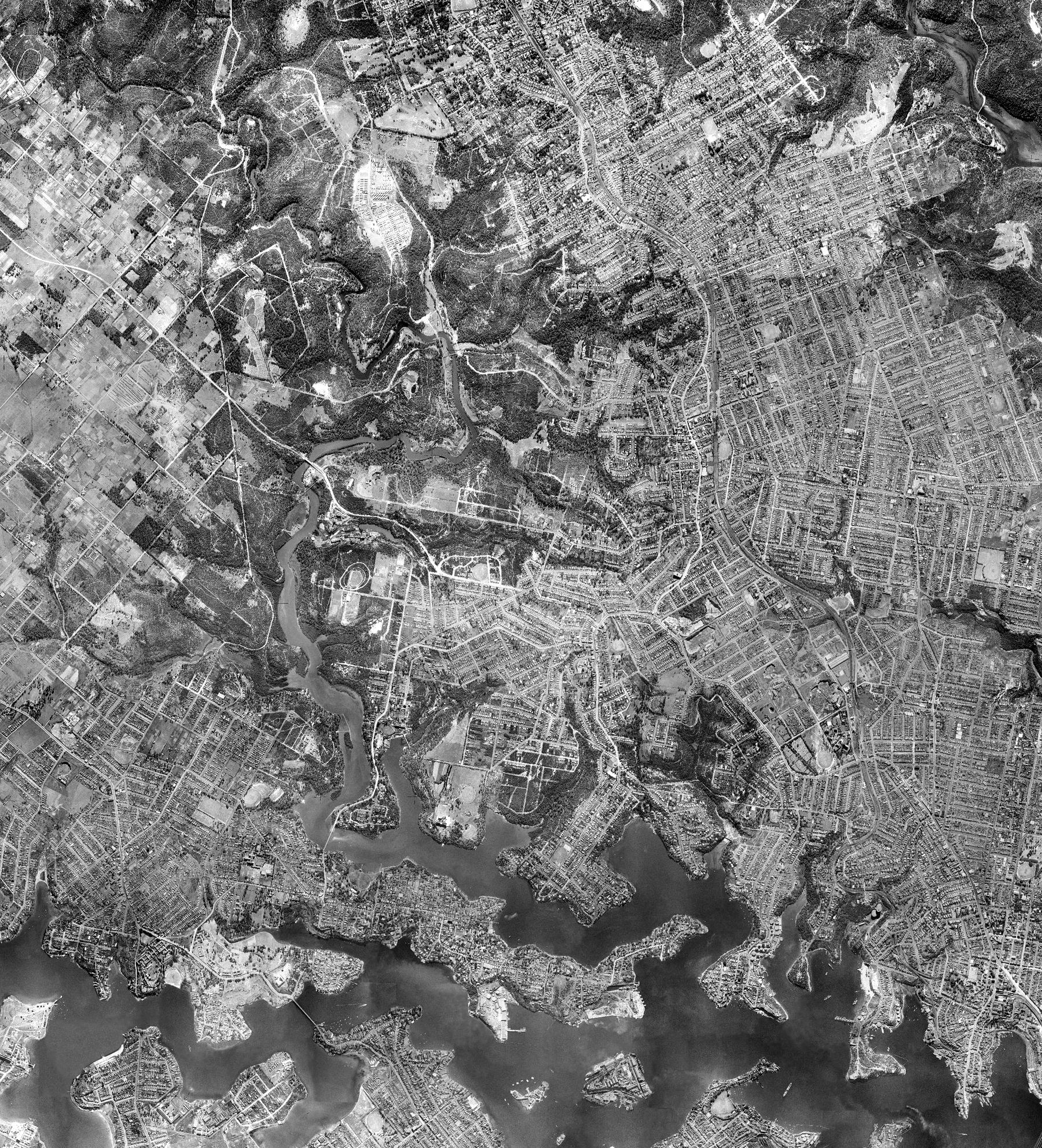 Lane Cove LGA, 1943 aerial