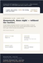 Homework Club – Lane Cove