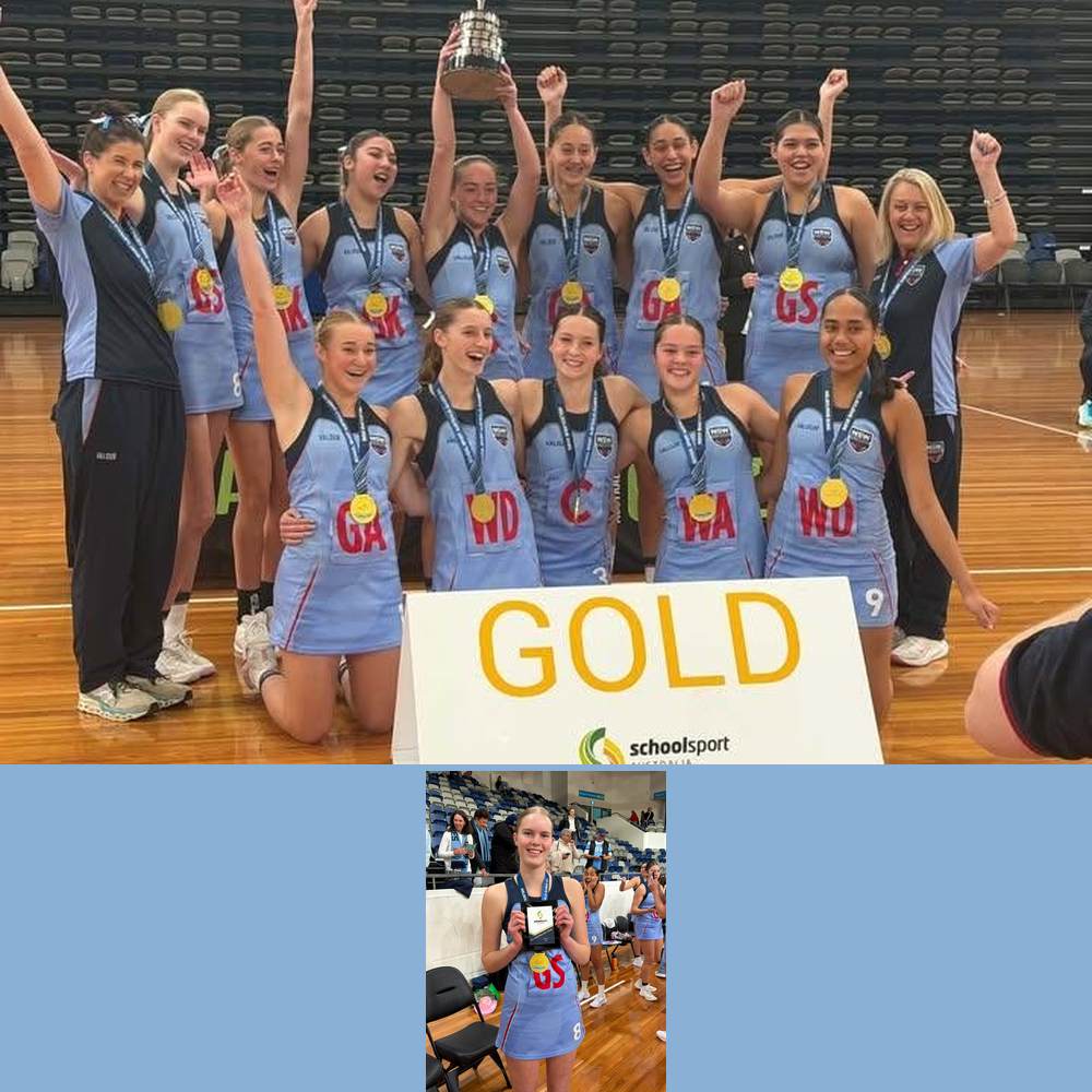Lane Cove Netball Club's Ella Johnston at the All Schools National Championships