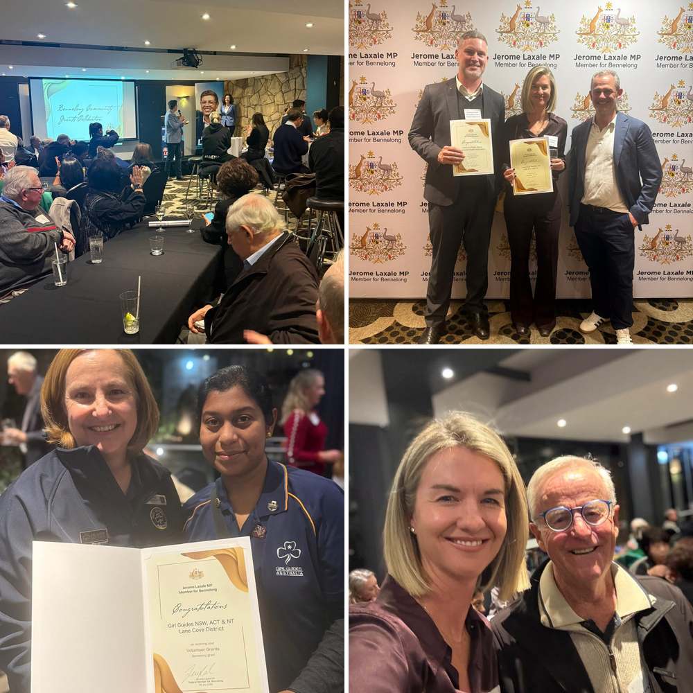 Volunteers from Lane Cove organisations at the Bennelong Volunteer Celebration