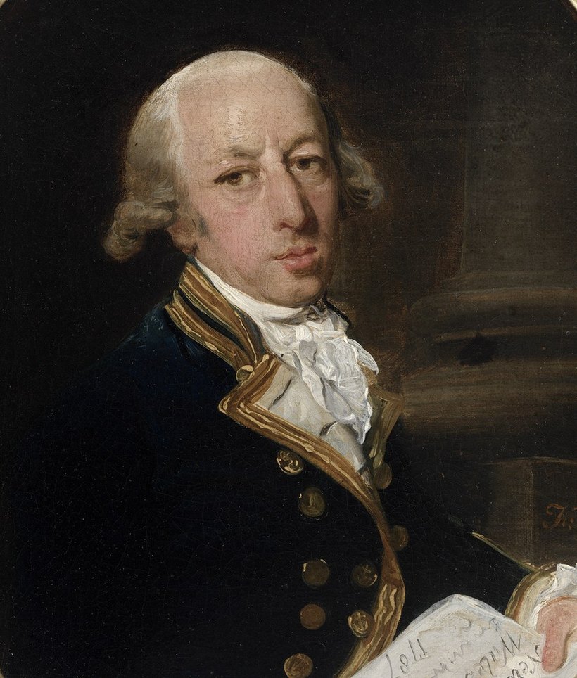 Arthur Phillip, painted by Francis Wheatley in 1786. Two versions exist; this one is held by the State Library