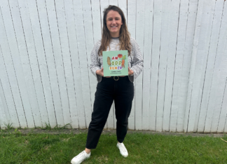 Celebrating difference: the heartwarming tale of An Odd Bunch The author of the book holding her first published book