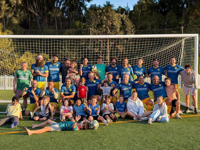 LCFC supplied A soccer team posing